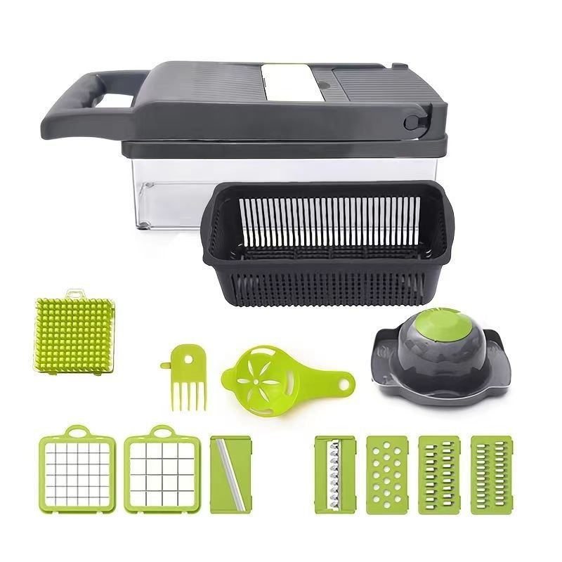 14 Pcs Vegetable Chopper Set - KT Bazar BD Shop
