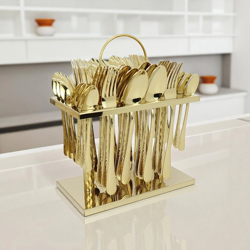 Cutlery Set 36PCS Set (Golden)