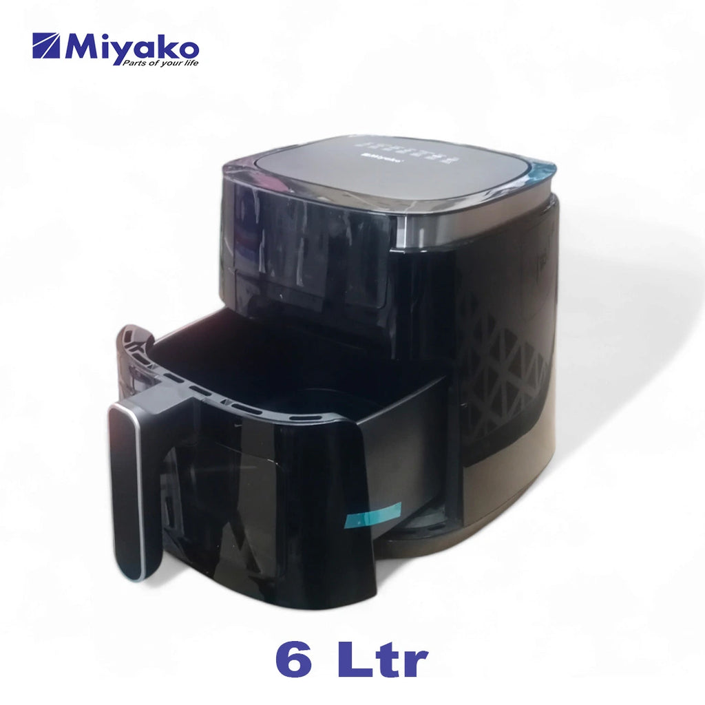 Miyako AF-5012 Auto cut off /resume when reach/ below preset temperature Air Fryer | 6 liter