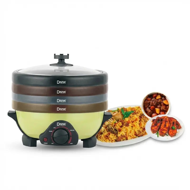 Disnie Electric Multi Curry & Rice Cooker With Lid- 5.5 Ltr
