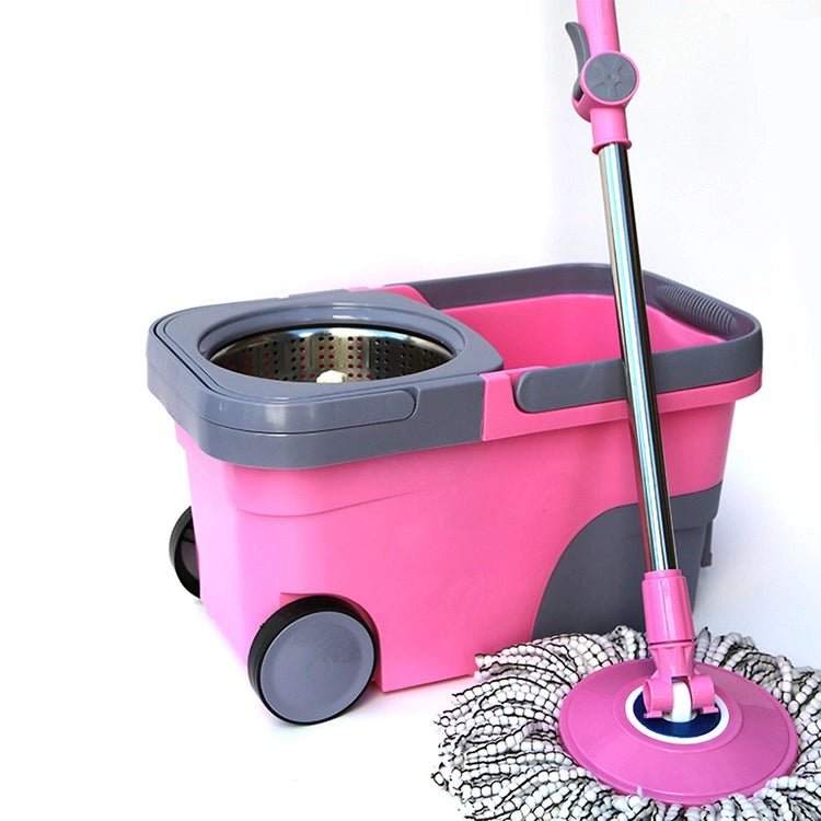 2 Wheel BMW Mop Bucket 20 Litre ( Cyan And Pink ) - KT Bazar BD Shop