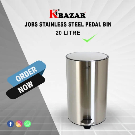 Stainless Steel Pedal Bin Round