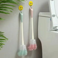 2024 New Soft Bristle Toilet Brush – High-Density Plastic Bathroom Cleaner (1pc)