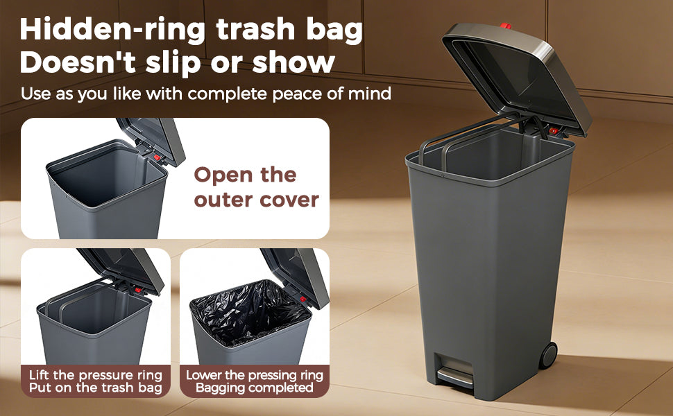 Premium Modern Pedal Dustbin