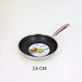Uncoated Honeycomb Design Stainless Steel Fry Pan