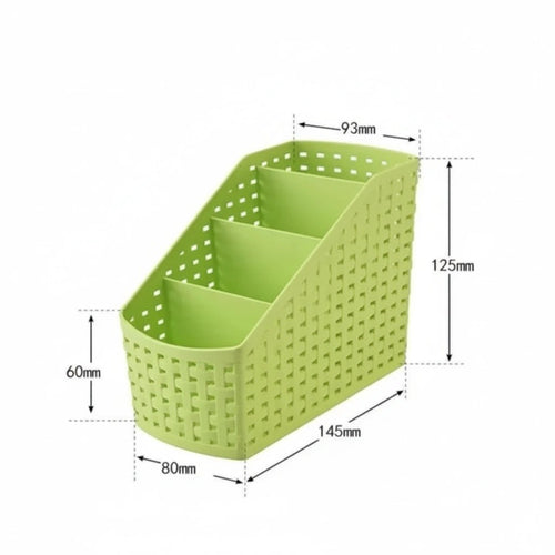 4 - Grid Desktop Storage Box – Multicolor Organizer (1pc) - KT Bazar BD Shop