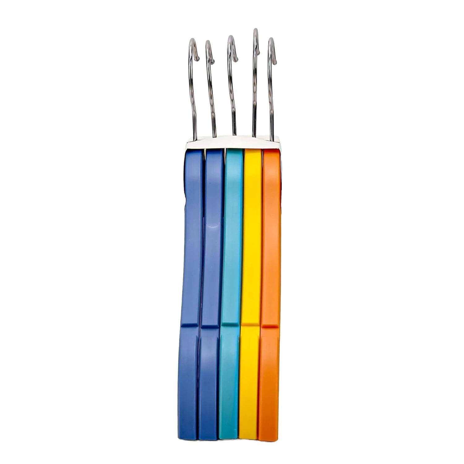5 Pieces Multicolour Set of Cloth Hanger - KT Bazar BD Shop