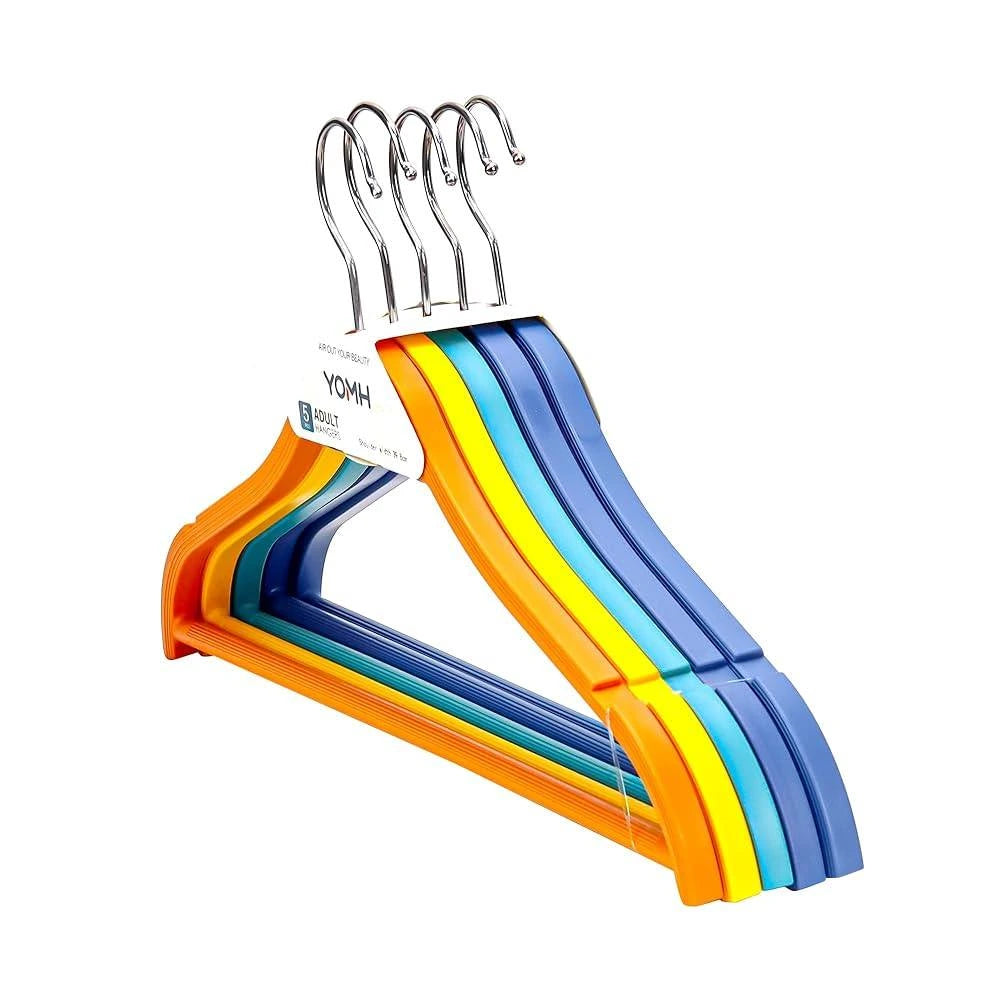 5 Pieces Multicolour Set of Cloth Hanger