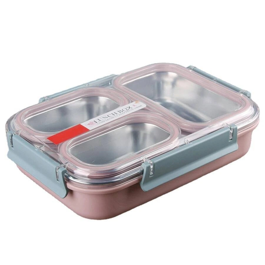 TEDEMEI 3 Containers Lunch Box (1200 ml) 3 Containers Lunch Box