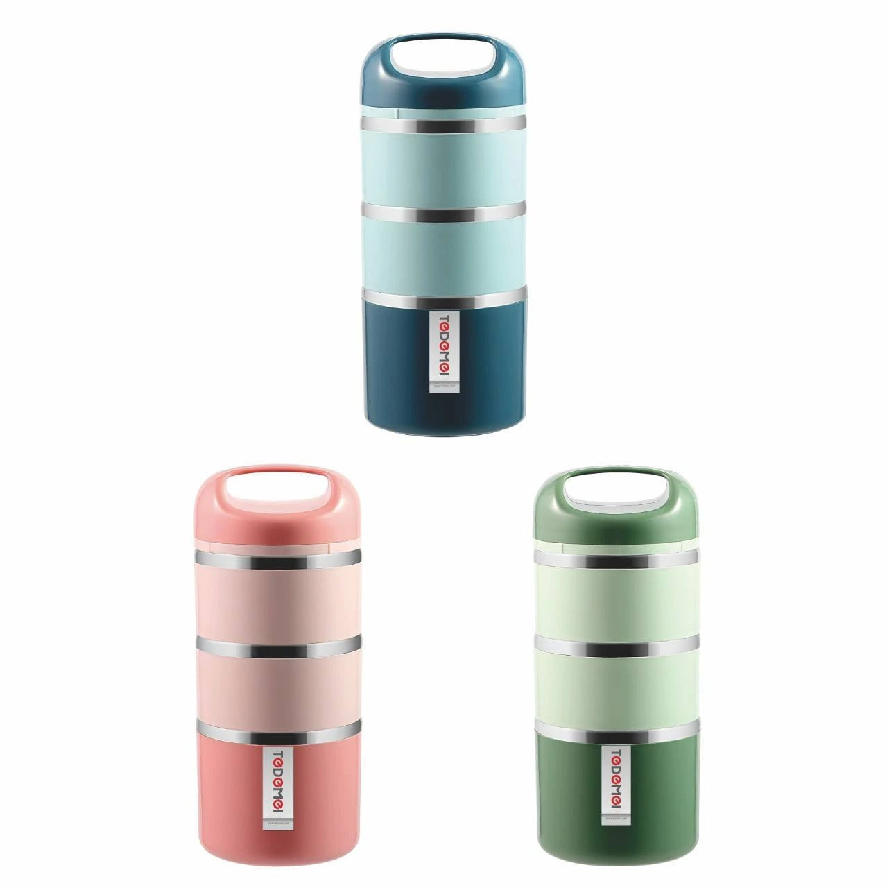 Tedemei 3 layers 1.43L & 2 Layer 1.13L Lunch Box