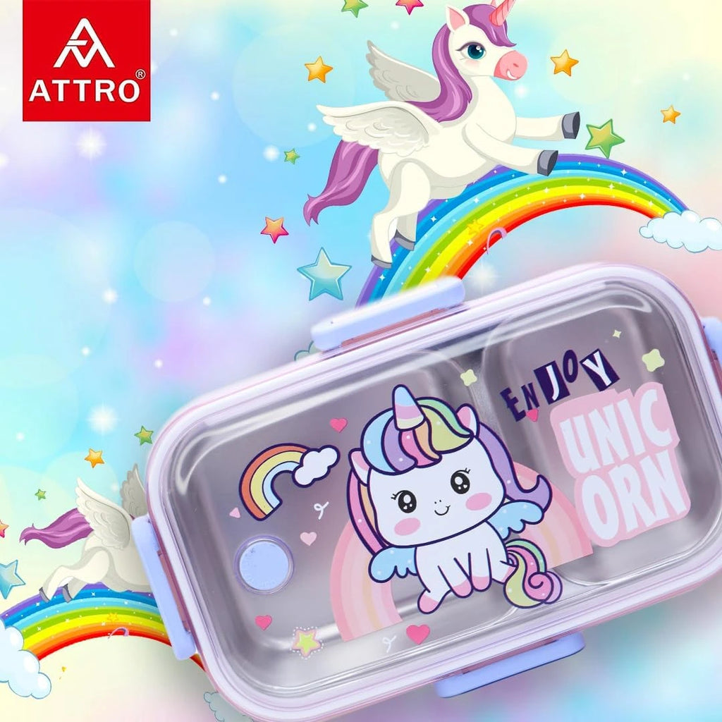 Lunch Box with Inner Stainless Steel 2 Comapartment