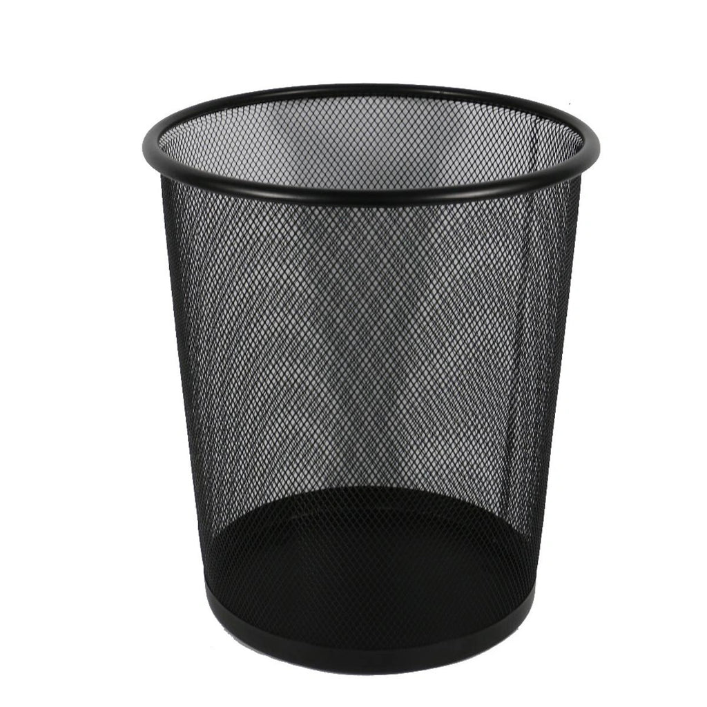Steel Mesh Waste Basket Dustbin (3 Sizes) – Durable Rust Proof Office Desk Trash Bin for Home & Indoor Use