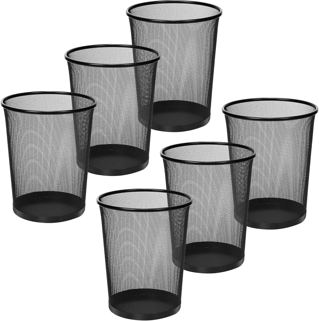 Steel Mesh Waste Basket Dustbin (3 Sizes) – Durable Rust Proof Office Desk Trash Bin for Home & Indoor Use