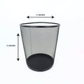 Steel Mesh Waste Basket Dustbin (3 Sizes) – Durable Rust Proof Office Desk Trash Bin for Home & Indoor Use
