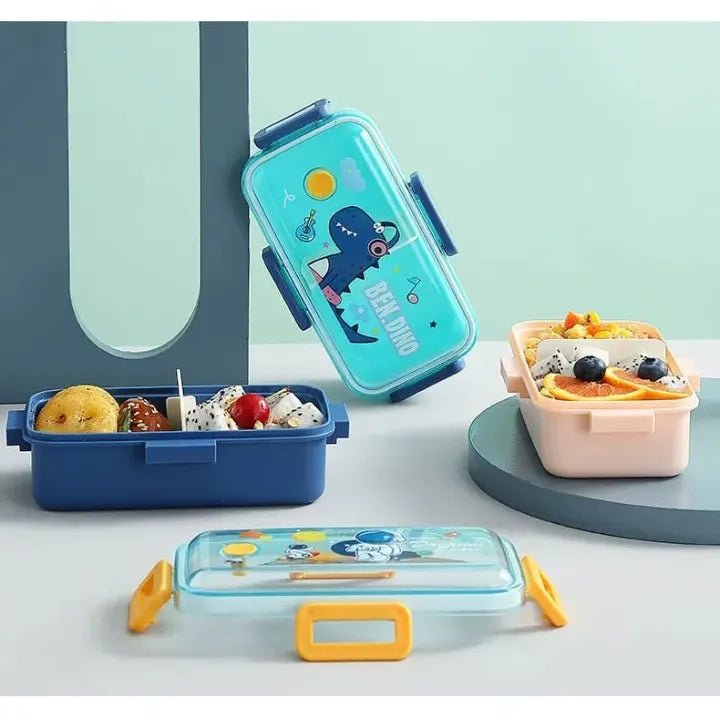 700ml Leakproof Cartoon Lunch Box - KT Bazar BD Shop