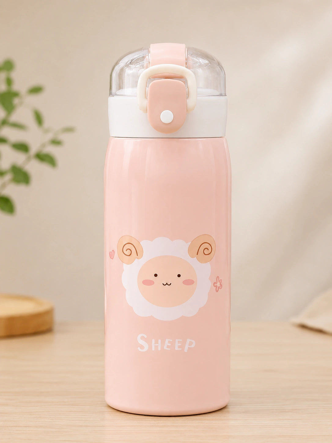 Kids Cartoon Vacuum Insulated Water Bottle – Stainless Steel Leakproof Hot & Cold Flask for School & Travel