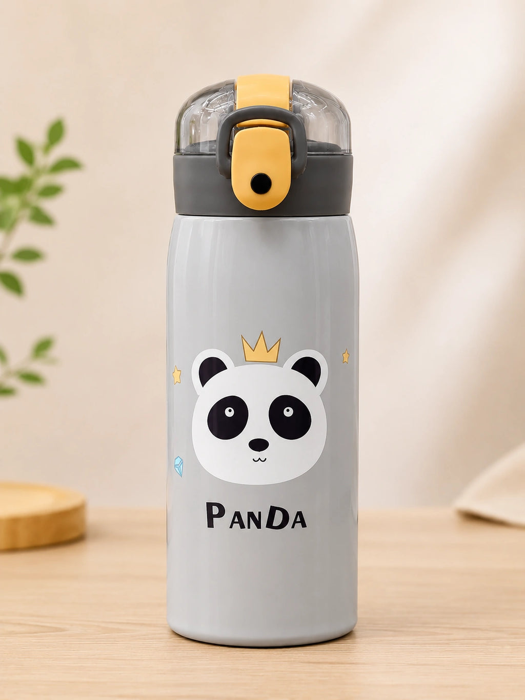 Kids Cartoon Vacuum Insulated Water Bottle – Stainless Steel Leakproof Hot & Cold Flask for School & Travel