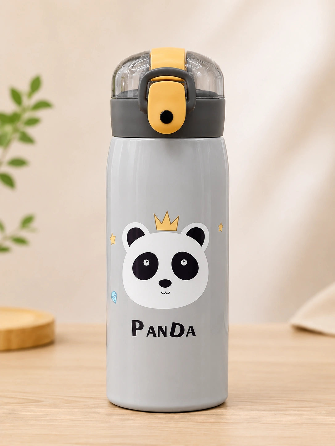 Kids Cartoon Vacuum Insulated Water Bottle – Stainless Steel Leakproof Hot & Cold Flask for School & Travel