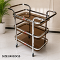 Tea Trolly  3 Shelf two handle