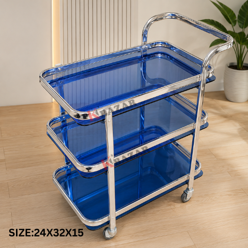 Tea Trolly 3 shelf one handle