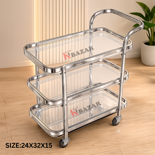 Tea Trolly 3 shelf one handle