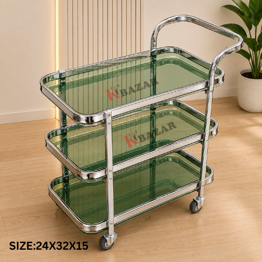 Tea Trolly 3 shelf one handle