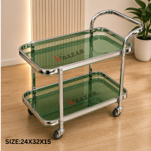 Tea Trolly 2 shelf one handle