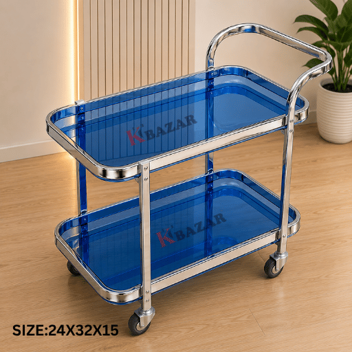 Tea Trolly 2 shelf one handle