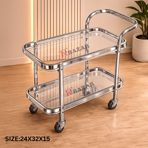 Tea Trolly 2 shelf one handle