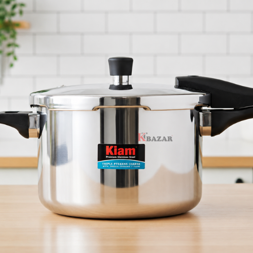 Kiam Tri-Ply Stainless Steel Induction Based Pressure Cooker