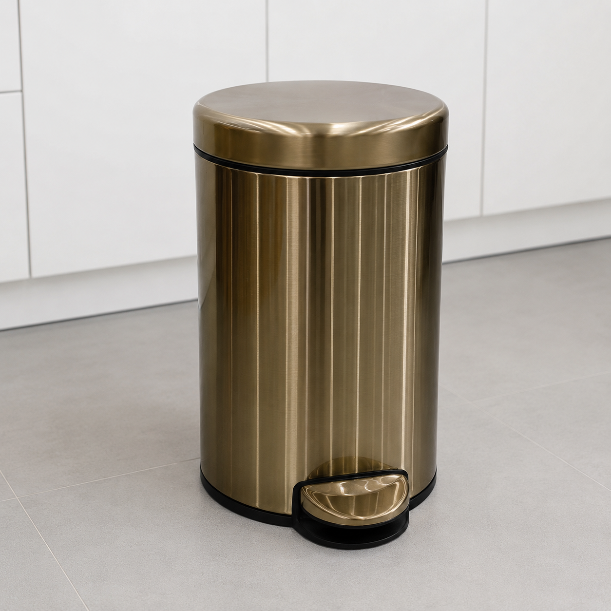 Stainless Steel Hydraulic Dustbin 6,8,12,20 Litre
