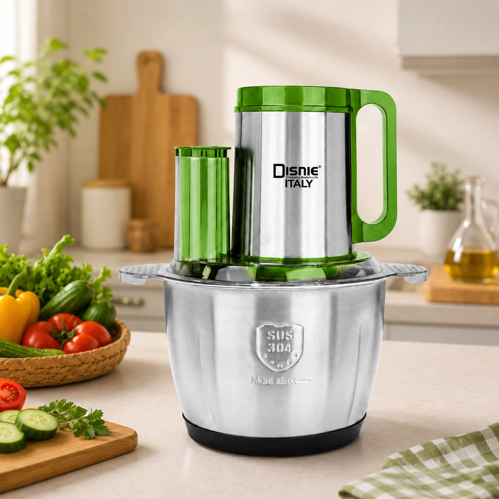 Disney 8 in 1 Salad Cutter & Multifunction Vegetable Chopper DSC-808 – Kitchen Slicer & Food Processor Set