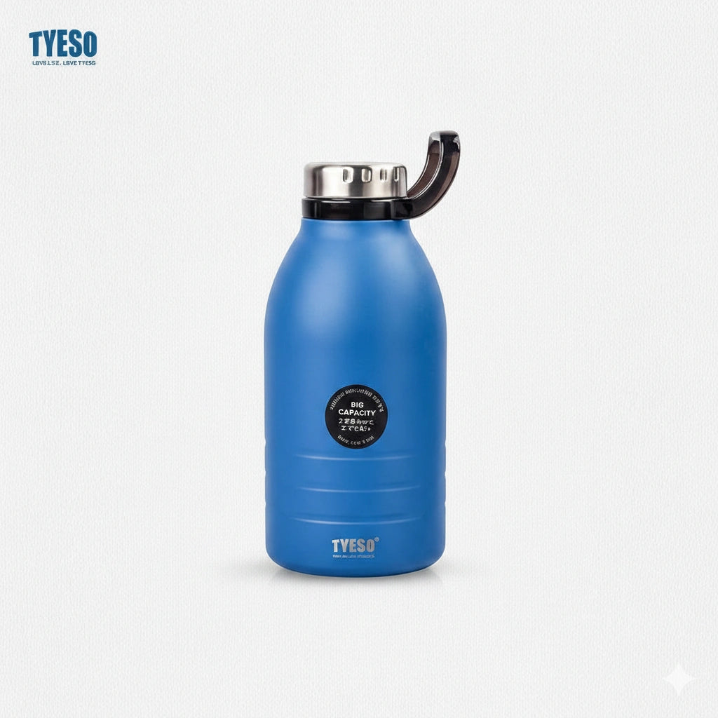 TYESO Stainless Steel Insulated Tumbler 1500ML & 1900ML – Hot 16H Cold 36H Leak Proof Travel Bottle