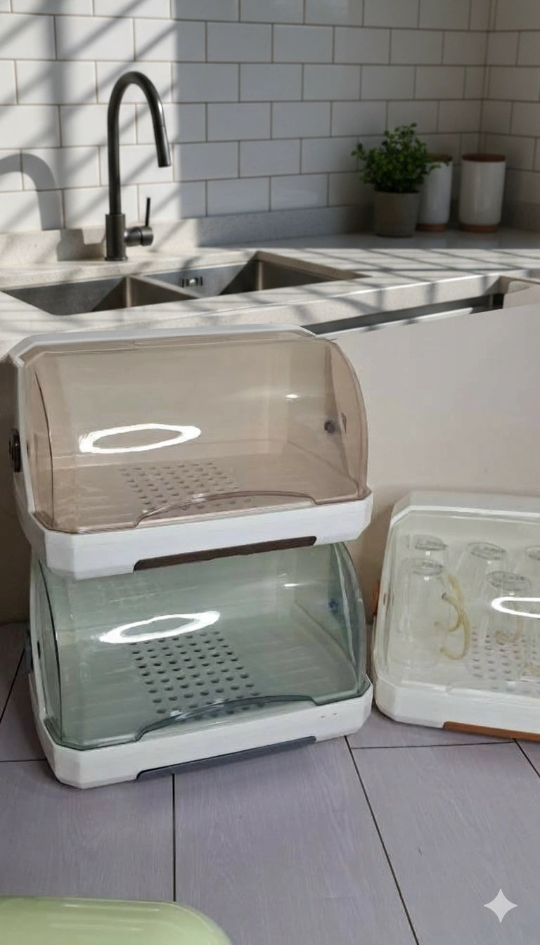 Multipurpose Cup & Glass Holder Storage Box