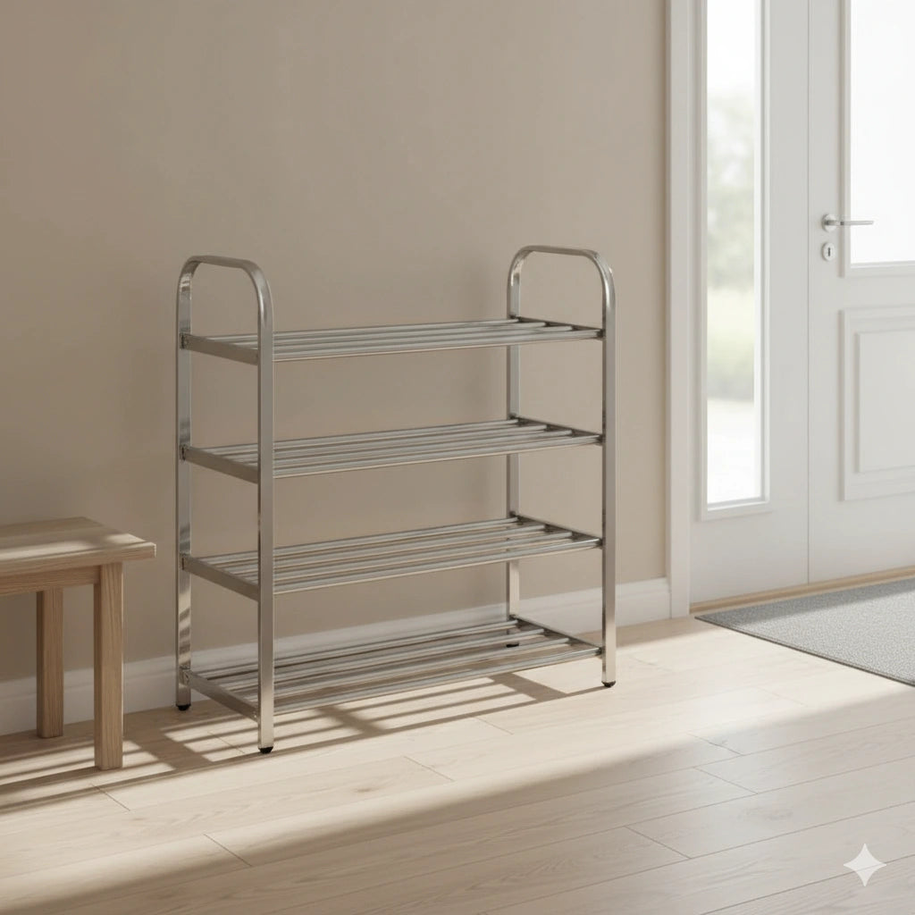 Stainless Steel Multi-Layer Shoe Rack | Durable Shoe Organizer Stand for Home