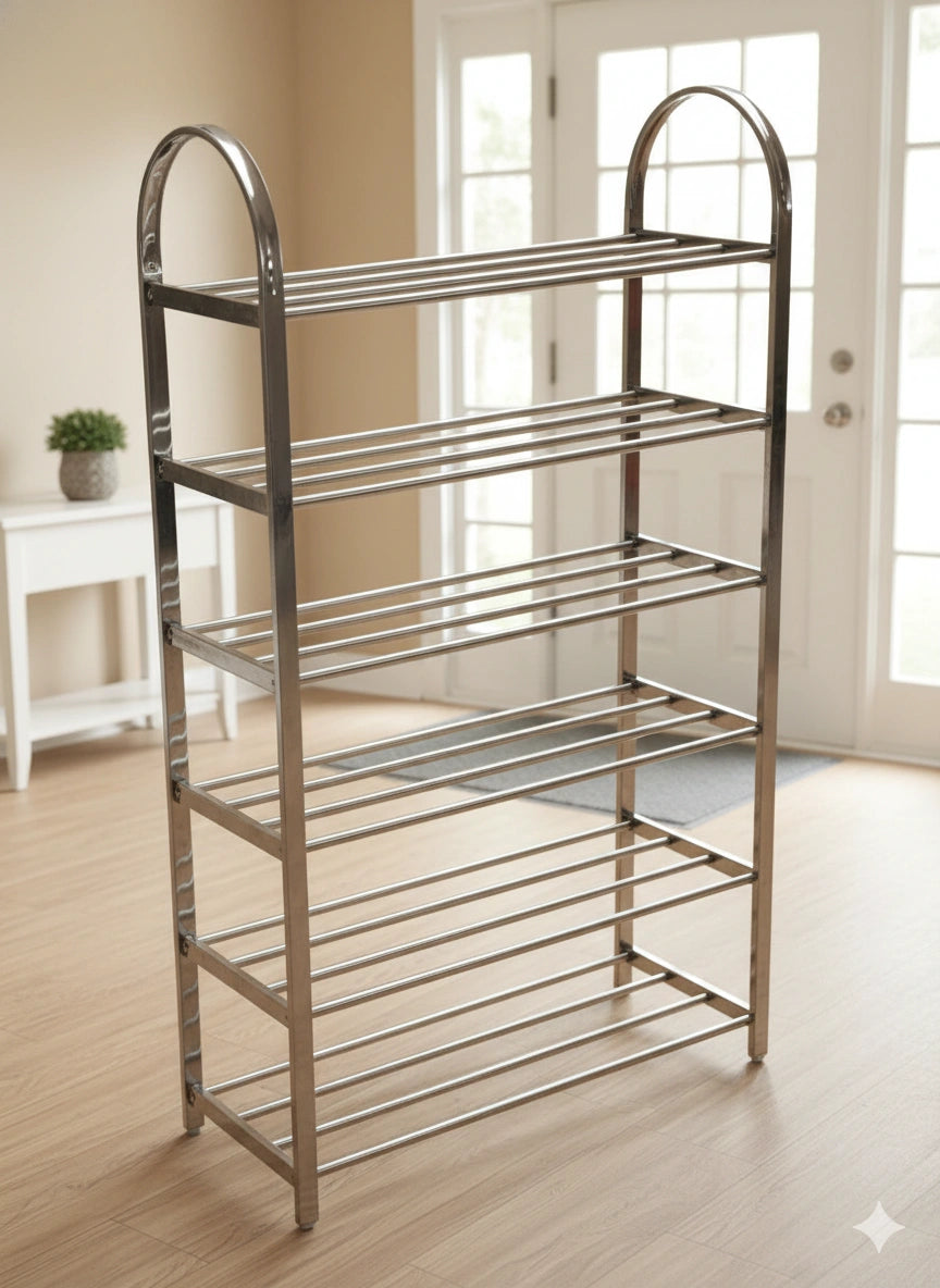 Stainless Steel Multi-Layer Shoe Rack | Durable Shoe Organizer Stand for Home