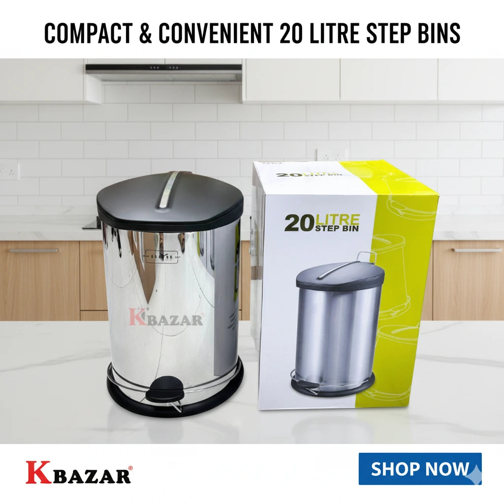 Steel Step Bin 3-30 Litre