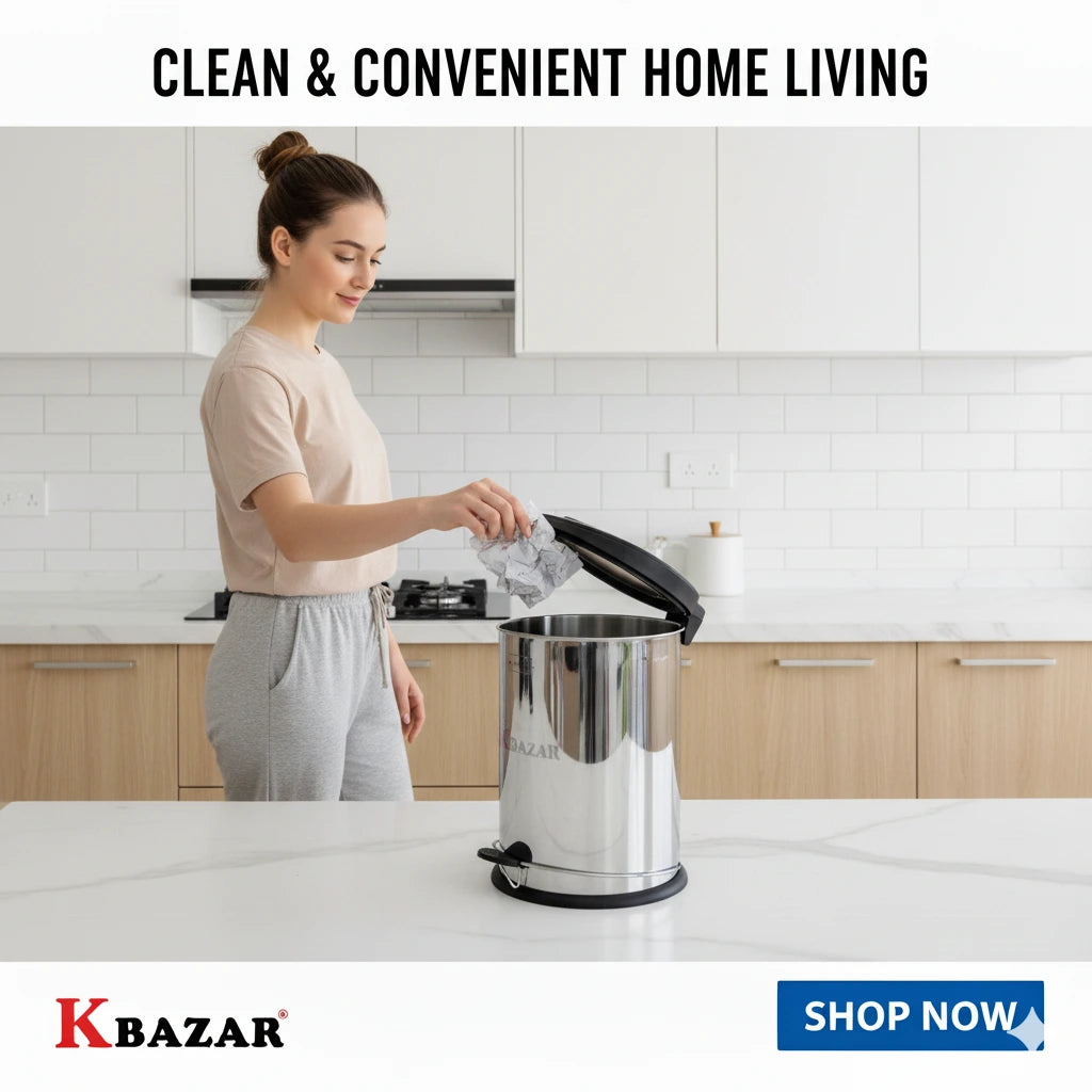 Steel Step Bin 3-30 Litre