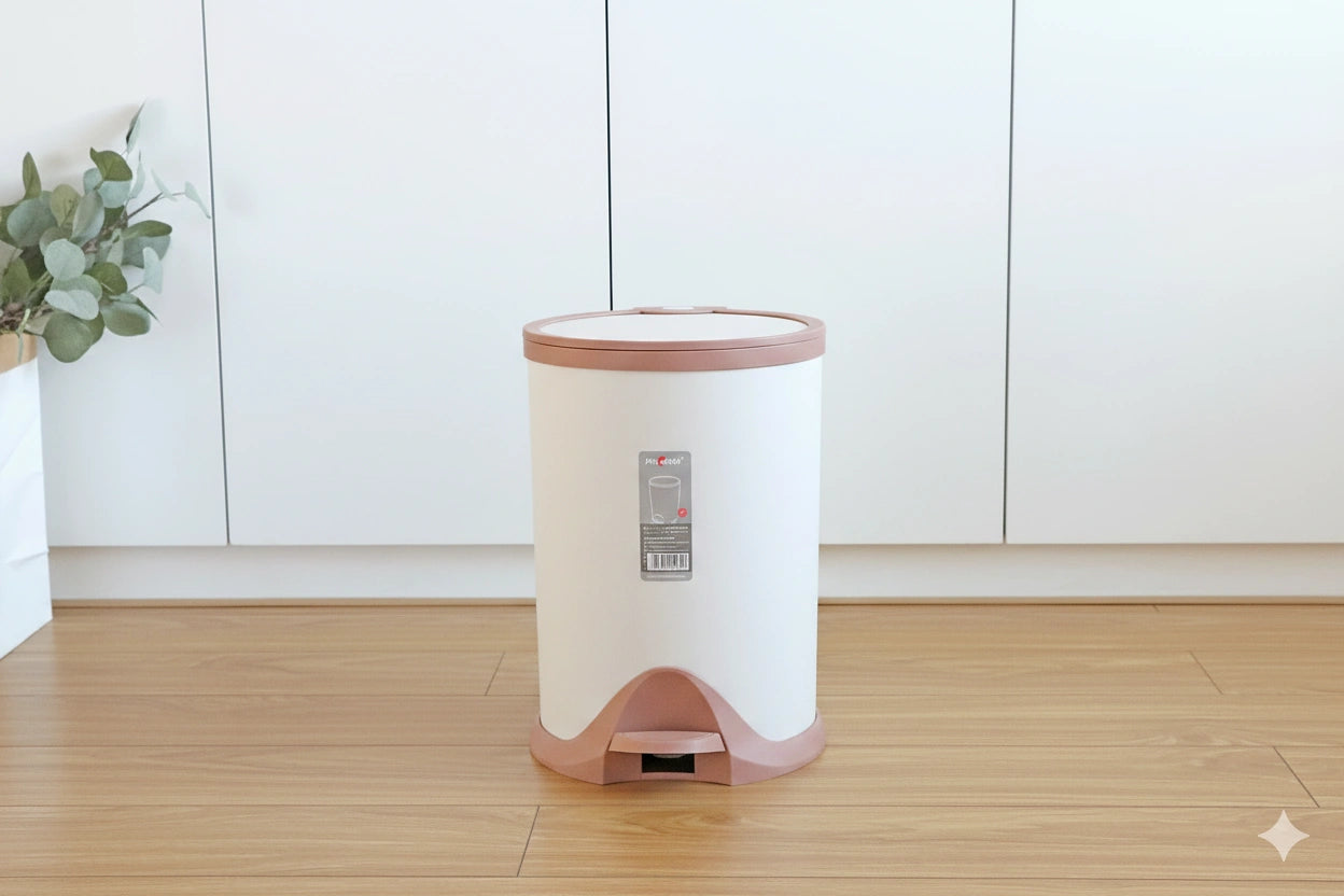 Premium Pedal Dustbin with Inner Bucket – Hands Free Waste Bin