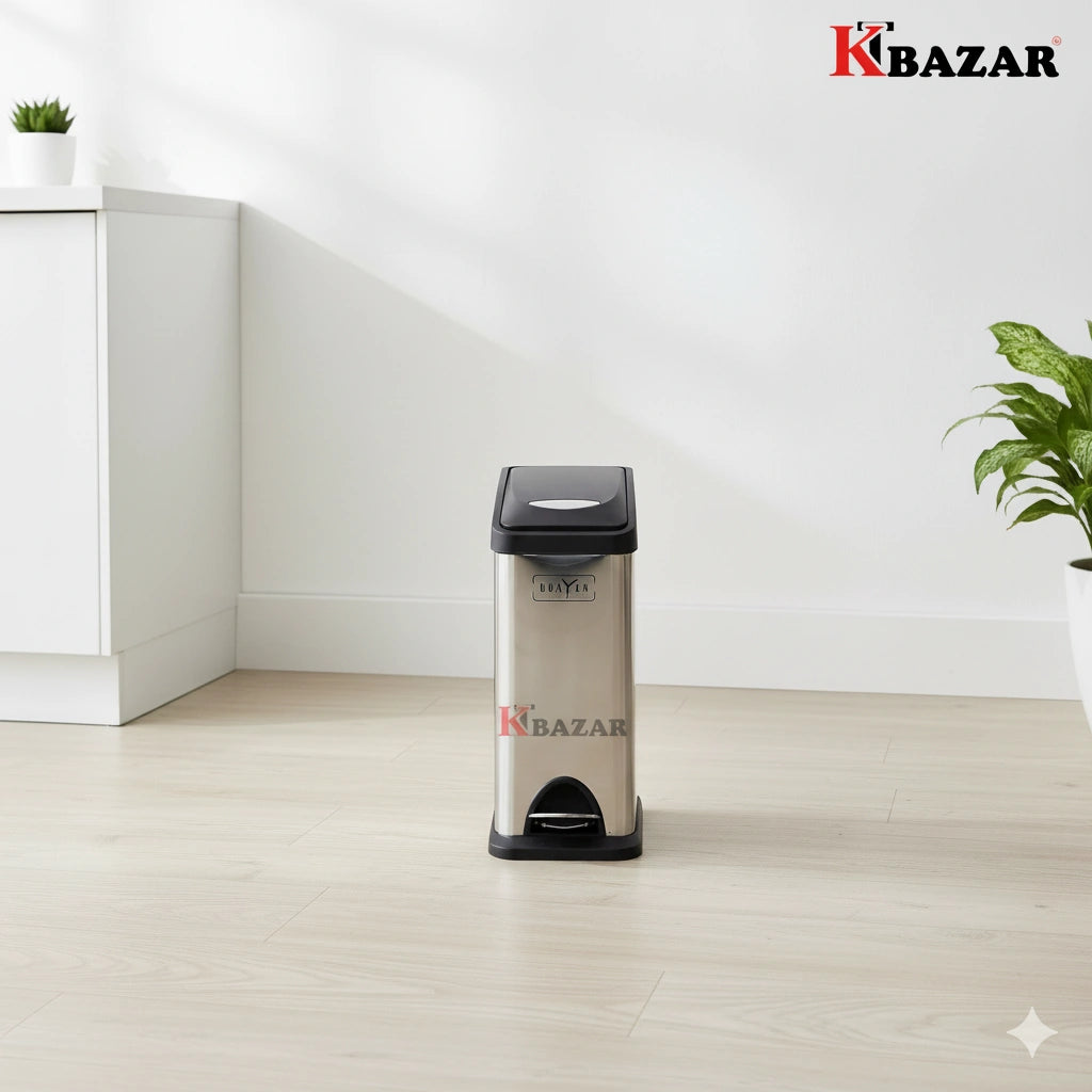 High-quality Stainless Steel Step Bin 8 Litre