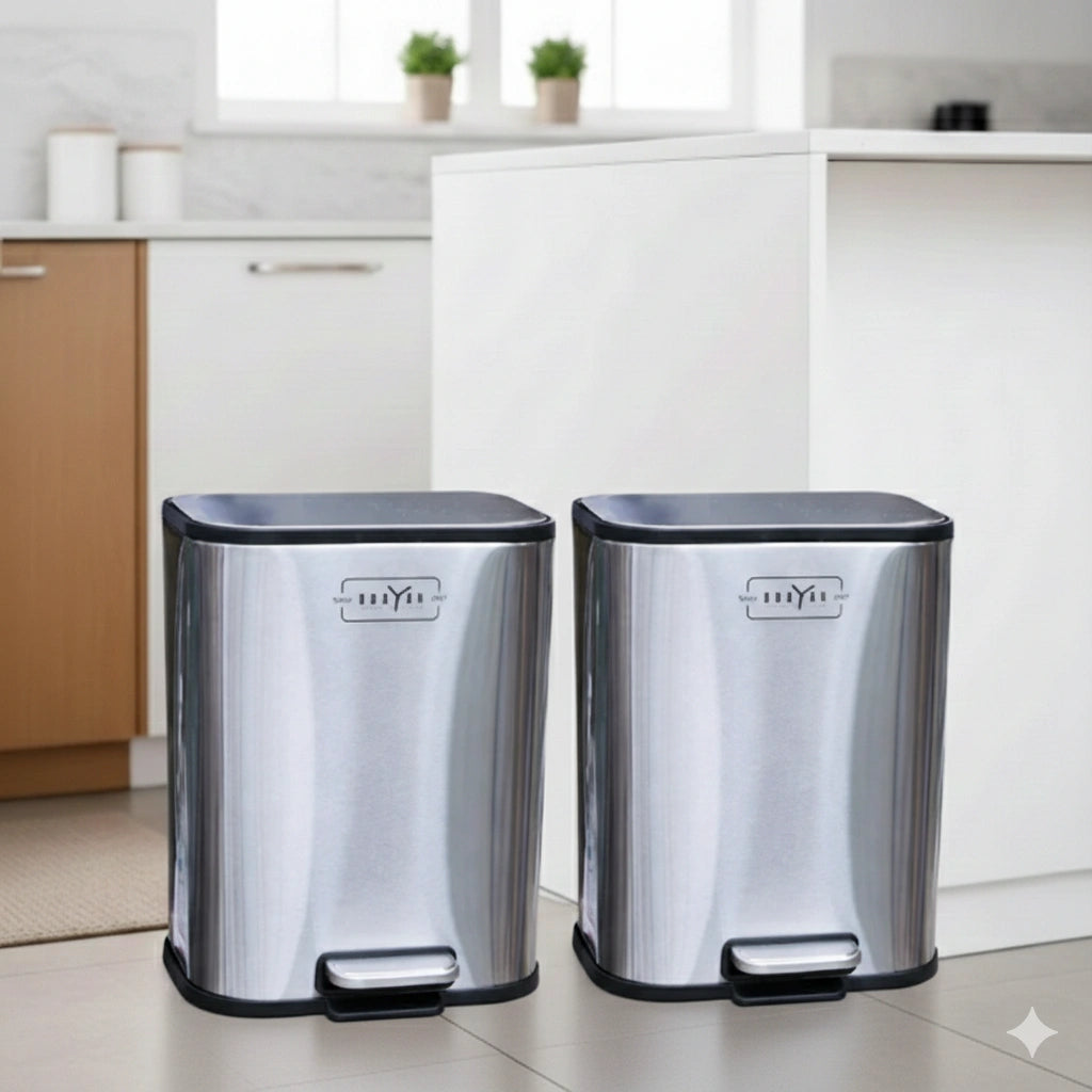 High-quality Stainless Steel Hydraulic Dustbin D Shape