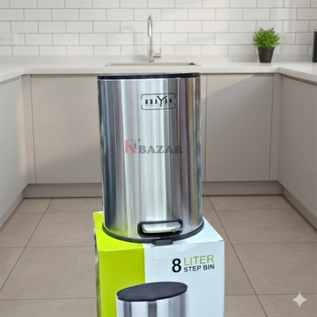 Premium quality Stainless Steel Round dustbin