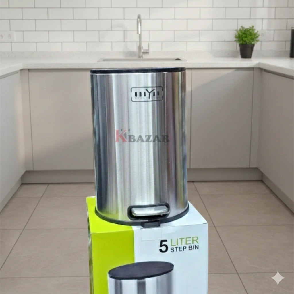 Premium quality Stainless Steel Round dustbin