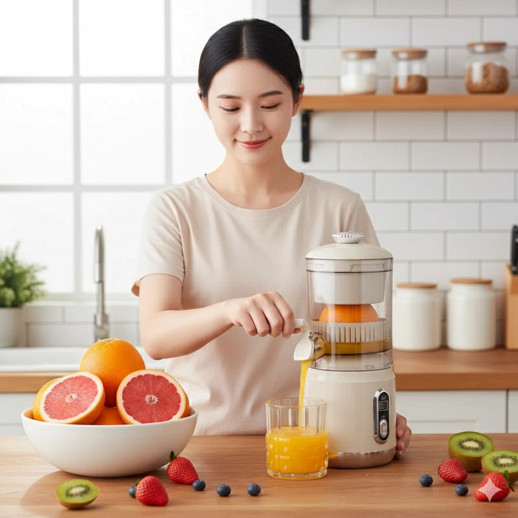 Fully Automatic Juicer Wireless Rechargeable Vegetables Fruits Orange Juicer