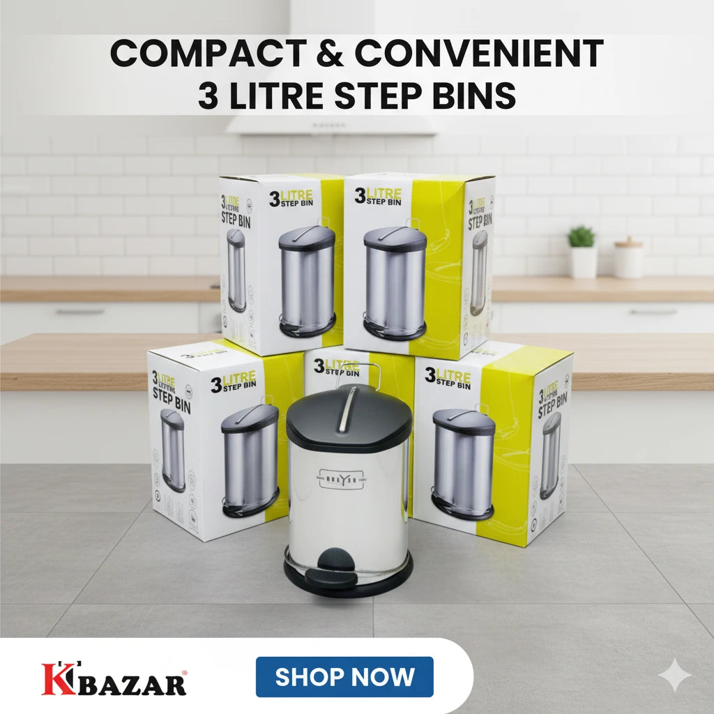 Steel Step Bin 3-30 Litre
