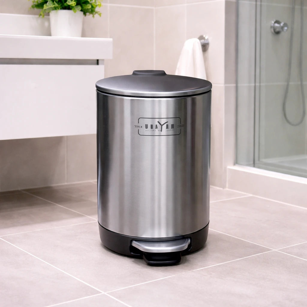Premium quality Stainless Steel dustbin round 3 litre