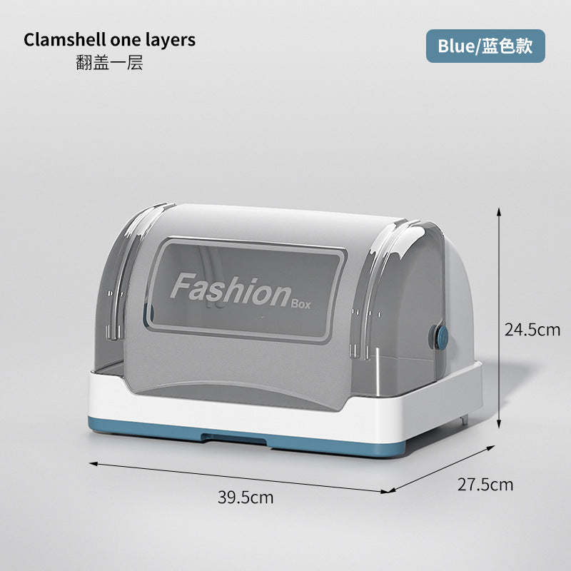 Kitchen dish and plate storage cabinet with draining function