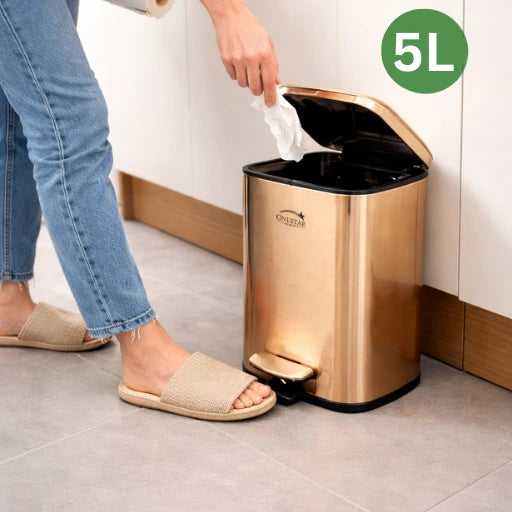 Guard Square Stainless Steel Pedal Bin 3, 5 Litre