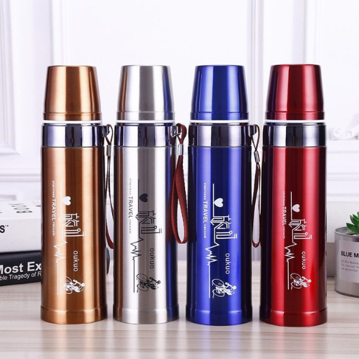 Hot And Cold Stainless Steel Vacuum Flask Water Bottle (750ml)