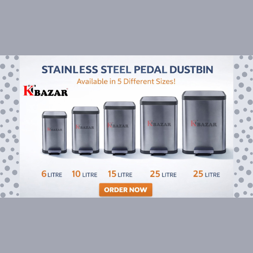 High-quality Stainless Steel Hydraulic Dustbin